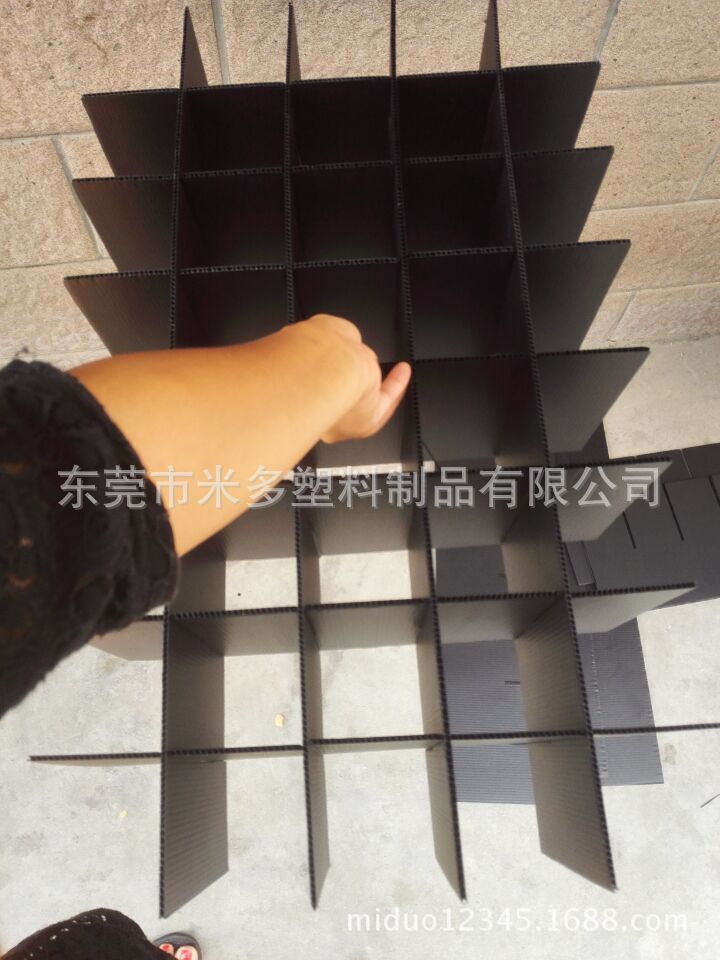 防静电塑料瓦楞pp中空板刀卡 可丝印塑料平卡刀卡