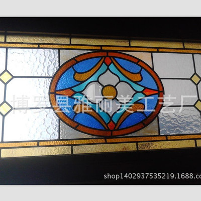 colour Church Glass Background wall Dome Ceiling Art Glass KTV villa hotel club decorate Glass