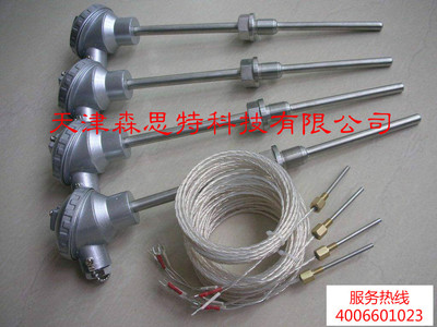 WZPK386铠装热电阻手柄式/活动卡套螺纹/进口元器件/天津森思特|ms