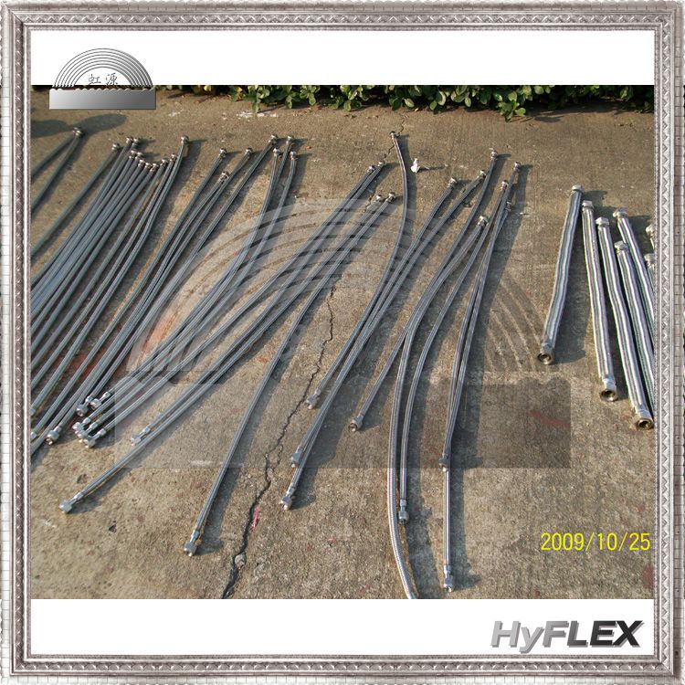 不锈钢波纹管金属软管 活动螺母螺纹连接 DN6 DN8 DN10软连接头