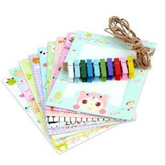 Cute 6-inch Cartoon Animal Family Creative Combination Wall Frame, Wall-mounted Photo Wall