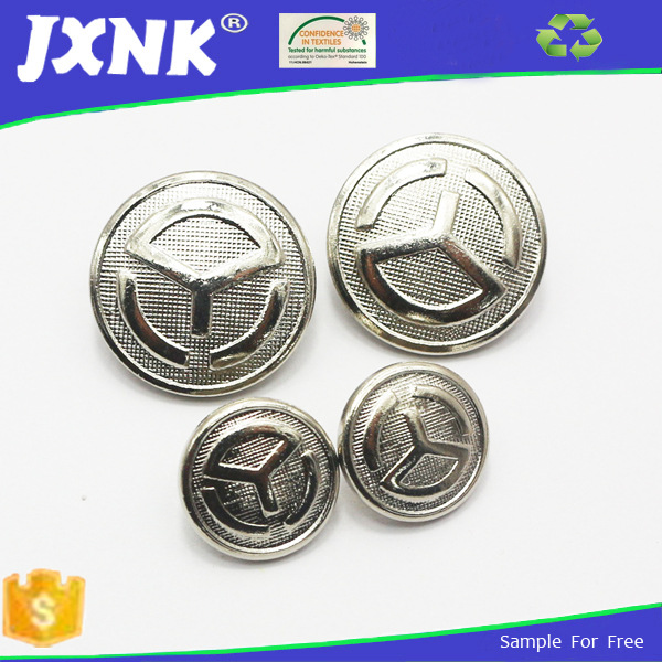 厂家供应优质急钮 ABS公路制服钮扣 电镀金属色手缝扣