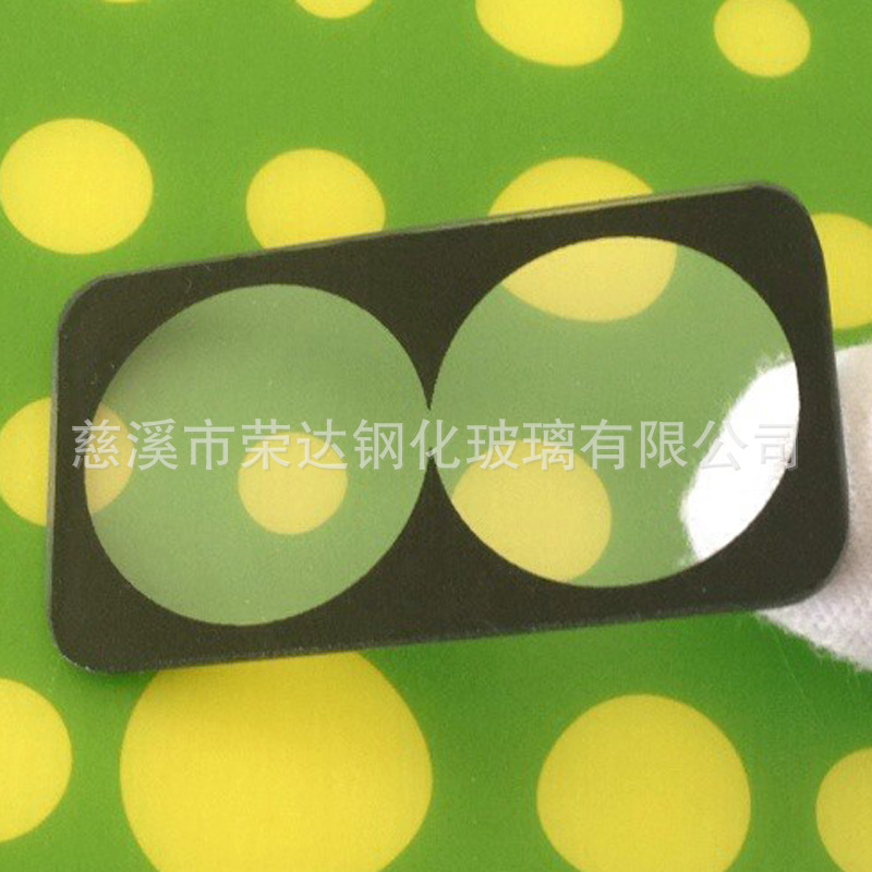 厂家供应 超薄丝印钢化玻璃 灯具玻璃加工 洗墙灯具钢化玻璃加工