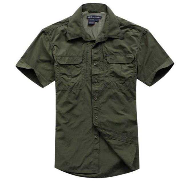 5.56 outdoor mountaineering business casual skin clothing half-sleeved short-sleeved tactical duty shirt