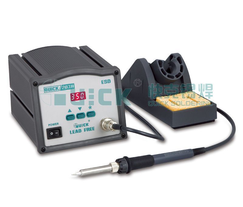 QUICK快克智能大功放焊台203H  90W烙铁 电烙铁