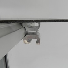 铝合金线棒配件 线棒板支撑件 桌面连接件 弹性金属附件