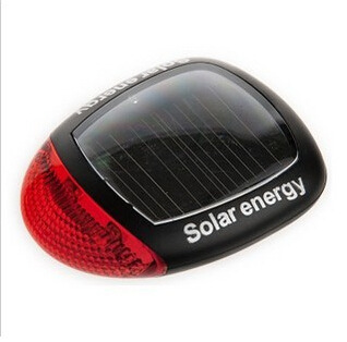Bicycle Solar Tail Light Mountain Bike Light Cycling Warning Light Charge-Free Cycling Light Bicycle Accessories