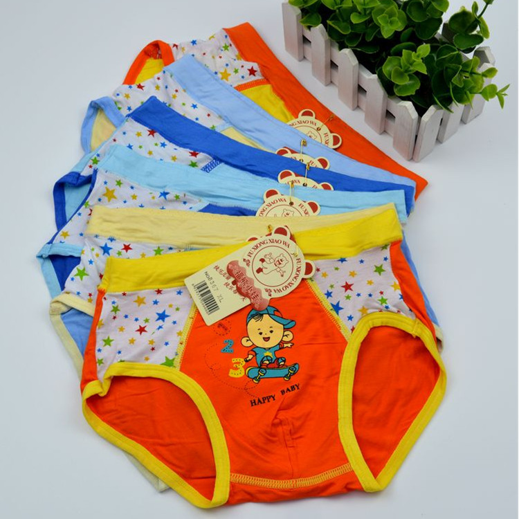 Manufactor Direct selling children Triangle pants Bamboo charcoal fibre Boy Cartoon Underwear Boxer shorts Children's underwear wholesale