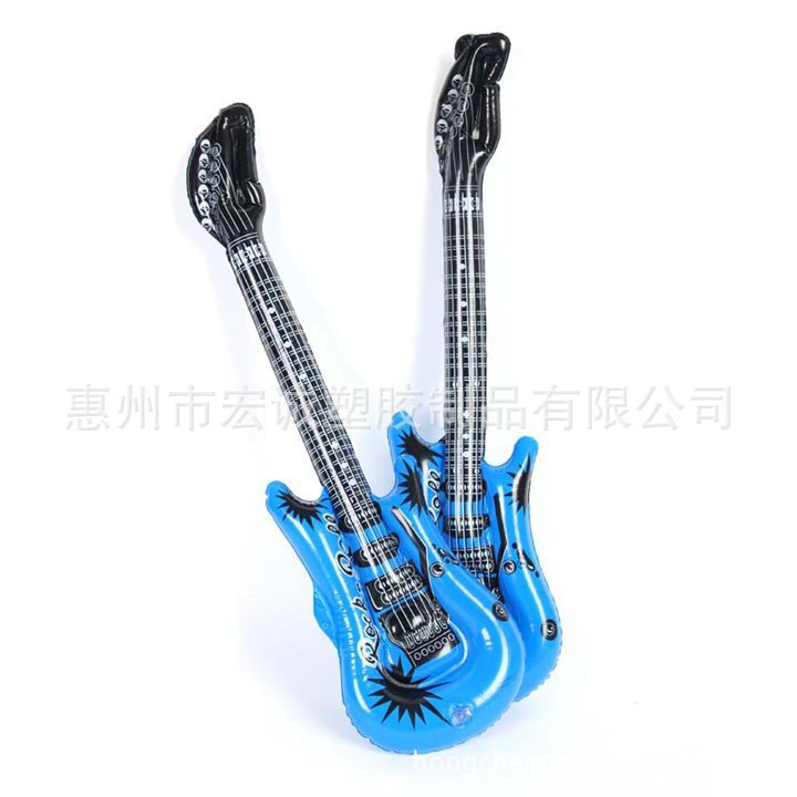 Inflatable realistic cartoon guitar PVC