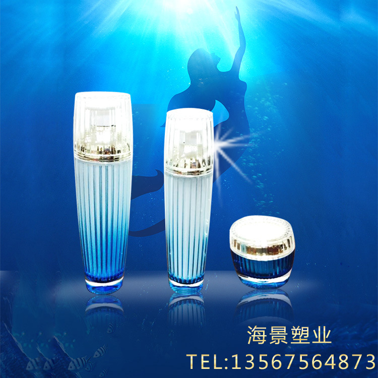 厂家销售 韩国砖石亚克力系列 韩国亚克力砖石真空乳液瓶