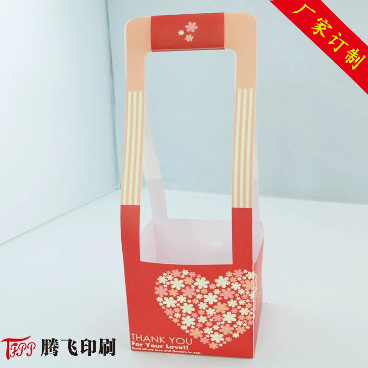 PP塑胶花篮办公室防水彩色塑胶篮塑料篮深圳专业UV印刷彩绘喷墨