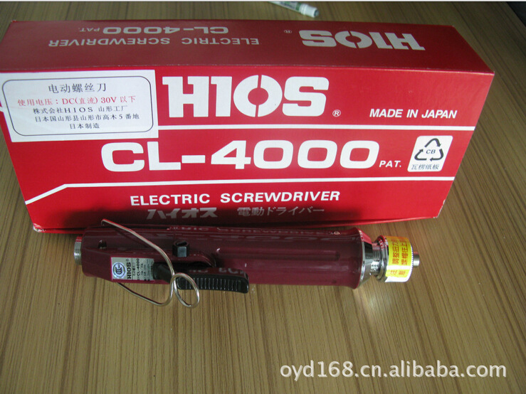供应CL-4000电批电动扭力螺丝刀电好握速电动螺丝刀HIOS电动起子