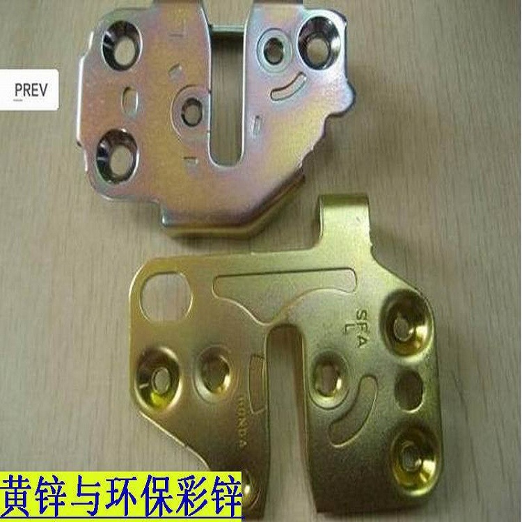 provide Color zinc plated machining service Strong combining ability,No fading.