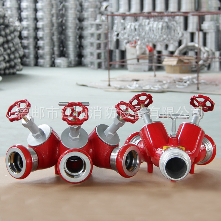 65口径螺旋闸阀式二分水器，螺旋闸阀式三分水器