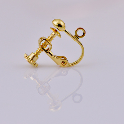 DIY Earrings Accessories diy Pierced ears Pendant Earrings Hanging ring Screw Ear clip Adjustable Elastic