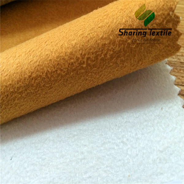 厂家直销弹力手套布现货/弹力麂皮绒手套布现货/弹力棉麂皮现货