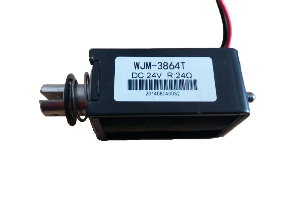 供应五聚推拉式电磁铁用于剑杆毛巾机/自动设备WJM-3864T