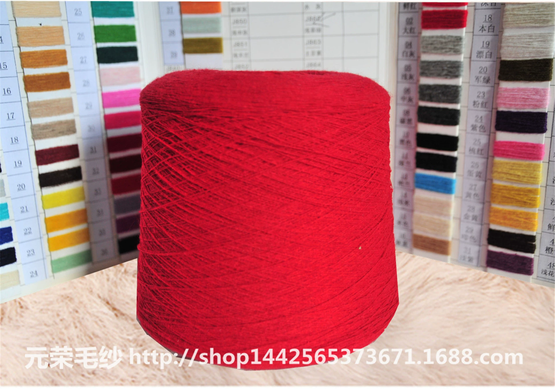 Wholesale supply 1/16 3-9 stitches for textile machine wool spinning yarn 100%wool