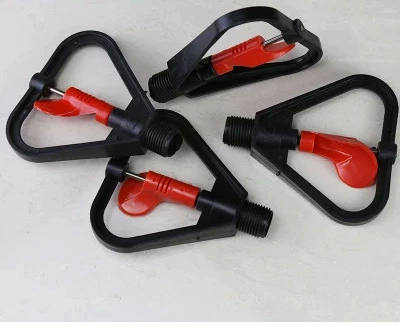 4-центовая пластиковая головка бабочки дождевой газон автоматическое вращение орошения крыша охлаждает красное сердце 4 точки садоводческая головка