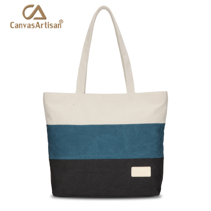 Fashion Korean Canvas Women's Bag Beach Bag Big Bag Women's Bag Shoulder Bag Handbag Tote Bag Classic Style