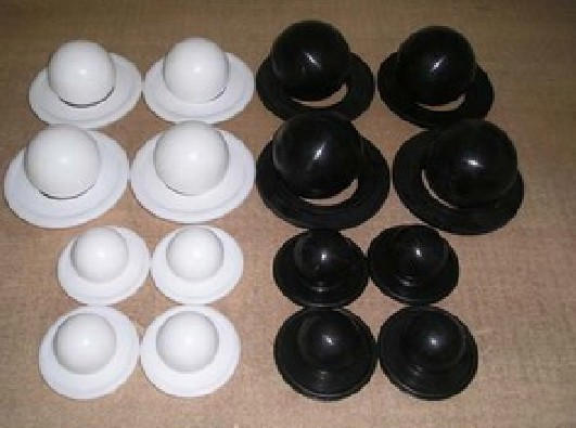 PTFE球四氟球聚四氟乙烯隔膜密封圈球座四氟制品可定制