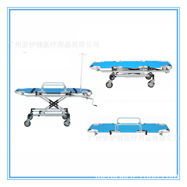 救护车担架推车急救手术分离式铝合金担架推车