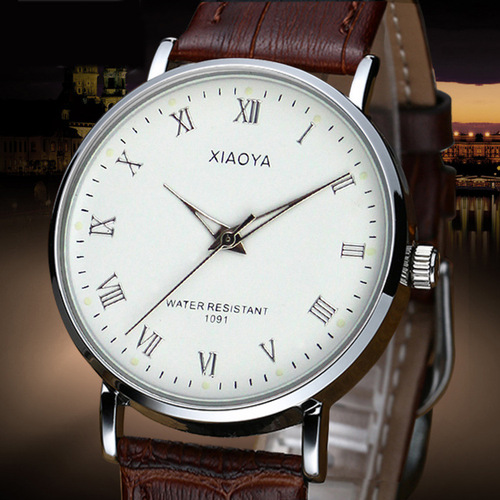 Men's Brand Korean Style Casual Retro Night Light Waterproof Student Watch for Women, Dropshipping Couple Watch