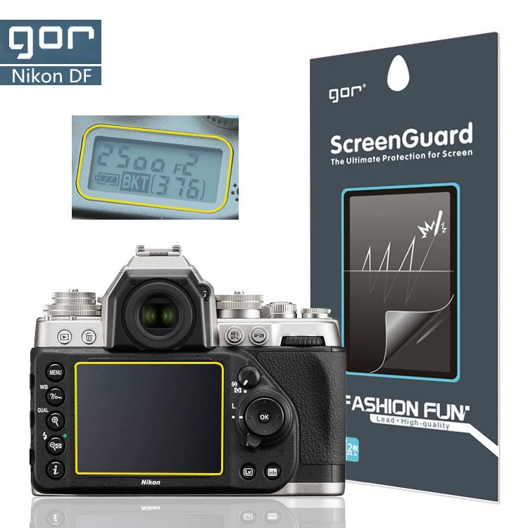 GOR, подходит для зеркальной камеры Nikon DF, защитная плёнка для экрана высокой чёткости