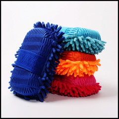 Single-sided chenille car cleaning gloves, microfiber high-density dusting rags, street stalls, 10 yuan store daily necessities