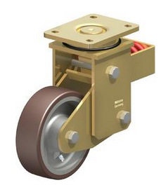 LSFN-GB 160K棕色防震活动轮 聚氨酯  BSFN-GB 160K