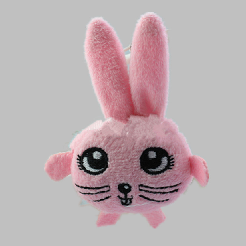 【厂家直销】来图片样稿设计生产刺绣兔子毛绒玩具