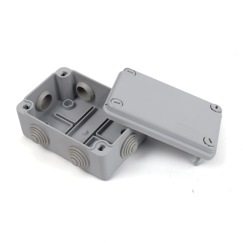 120*80*50带孔塑料盒 带孔机箱盒 带孔接线盒