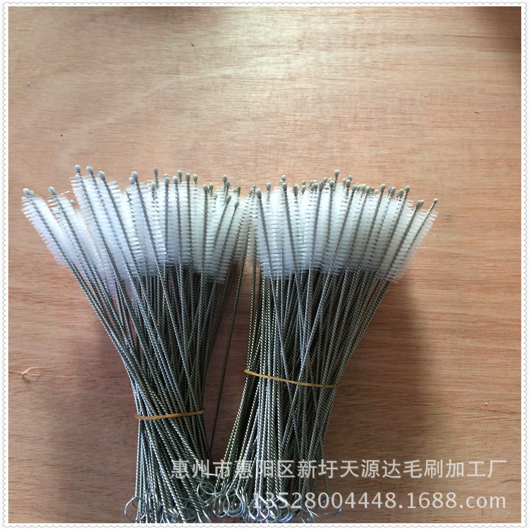 厂家生产直销不锈钢奶瓶吸管刷生产多种毛毛刷尺寸客户可定制