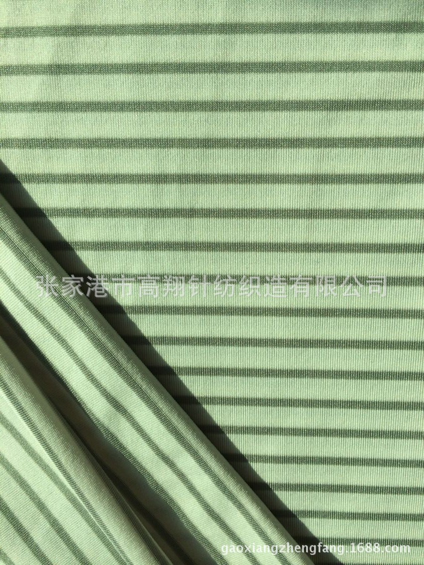 厂家直销供应紧密赛洛纺 天丝棉氨纶 粘氨彩条针织面料