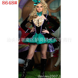 珠密恋 女巫魔术师万圣节小丑游戏服 马戏团舞台表演服制服