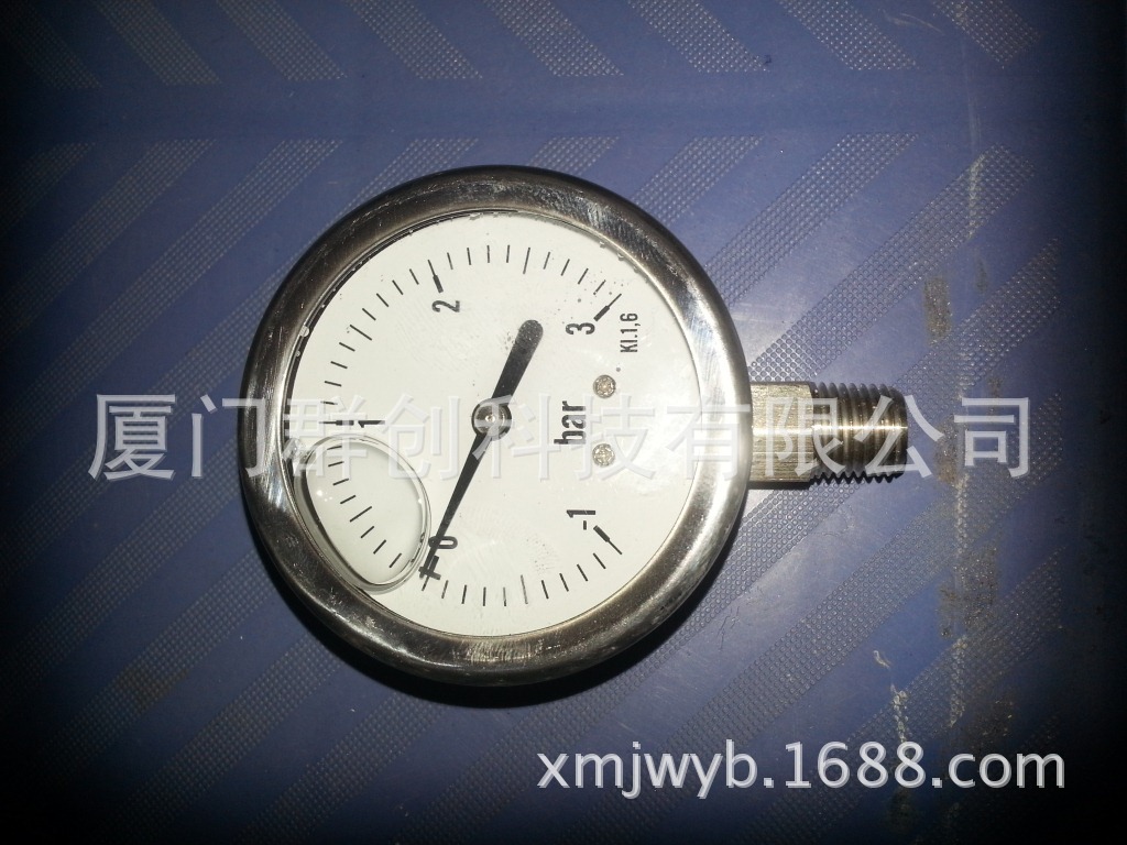 供应厦门群创YTHN系列不锈钢耐震真空压力表