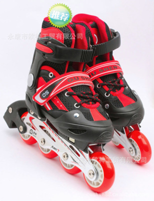 direct deal wholesale children Inline skates the skating shoes/Roller skates, Skate Semi-soft A002