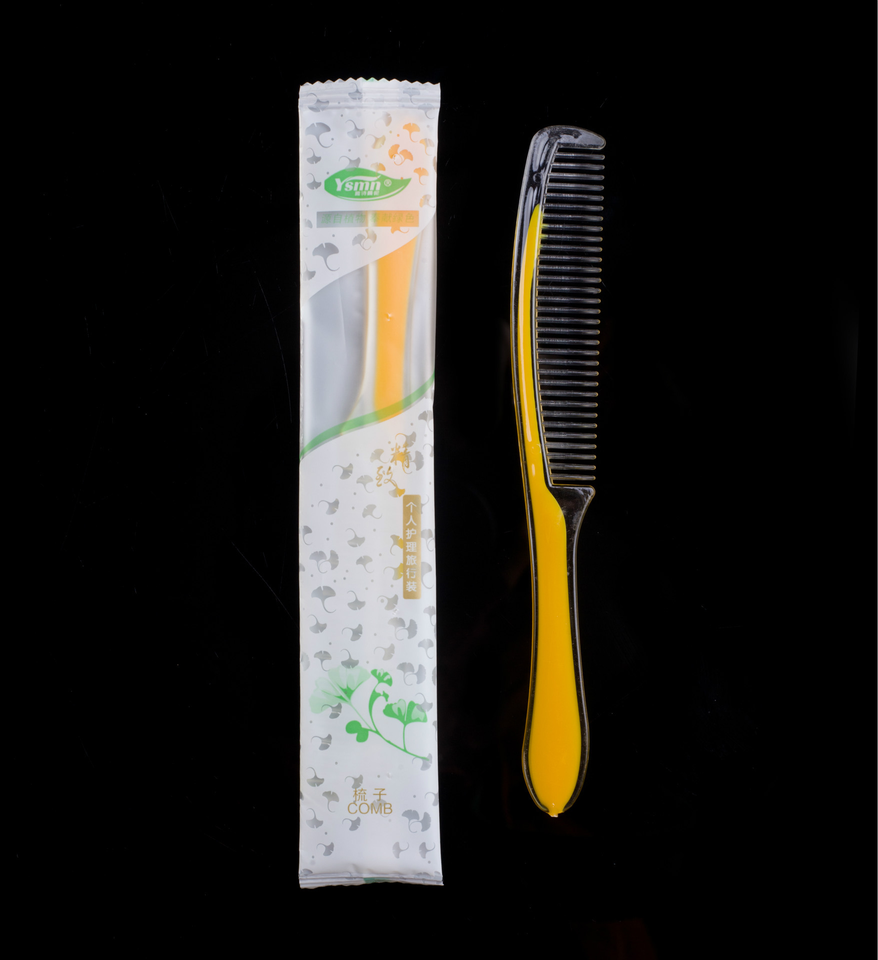 room disposable two-color brush for hotel