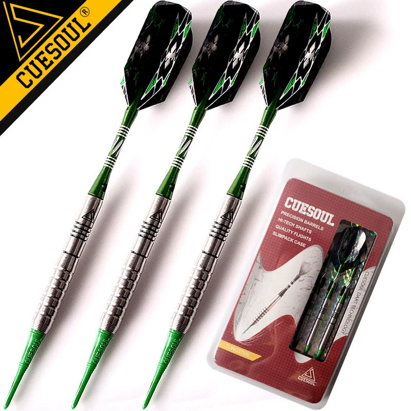 Darts CUESOUL, набор, 18 грамм, вольфрамовая сталь
