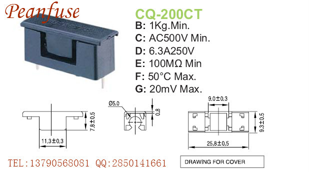CV-6  Conquer_功得保险丝座