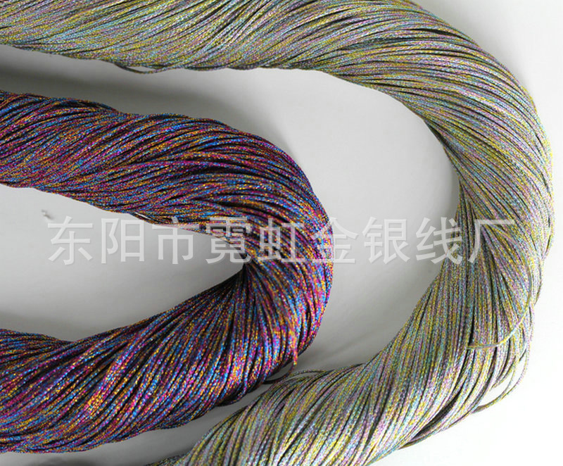 Boutique recomienda cuerda de brillo resistente al desgaste de alta calidad con cuerda de brillo de doble capa con cuerda de brillo colorido