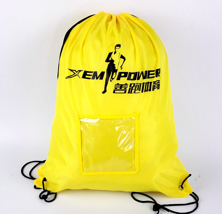 定做 涤纶布束口袋 尼龙抽绳束口背包袋 厂家定制拉绳袋