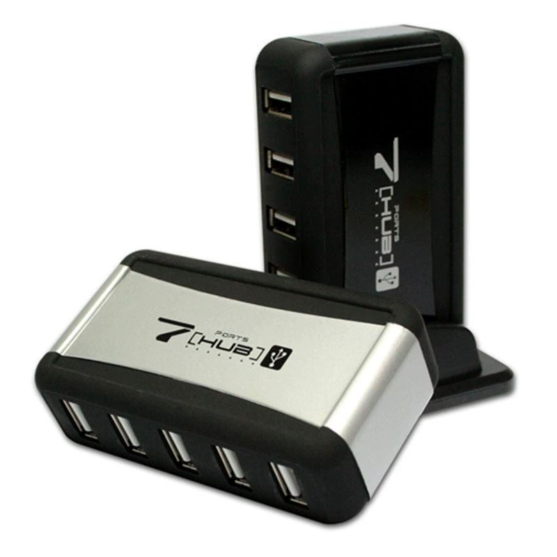 USB 2.0 вертикальный 7 USB-хаб, хаб-лимит, семь портов, хаб с питанием