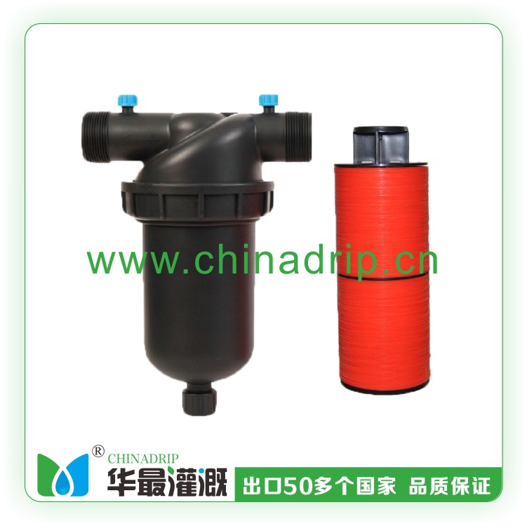 塑料过滤器 外螺纹叠片过滤器1.5寸，农业园林灌溉