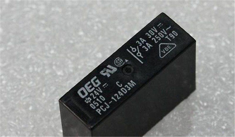 全新原装泰科OEG功率继电器PCJ-124D3M 24V/4脚/3A/一常开环保v