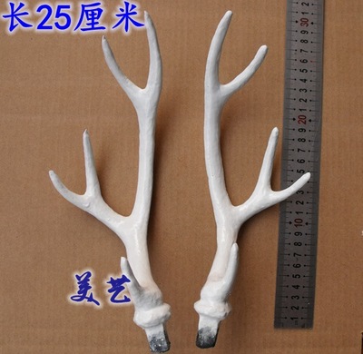 仿真白色鹿角 婚纱摄影道具 DIY表演头饰 圣诞鹿角 拍摄头饰鹿角|ms