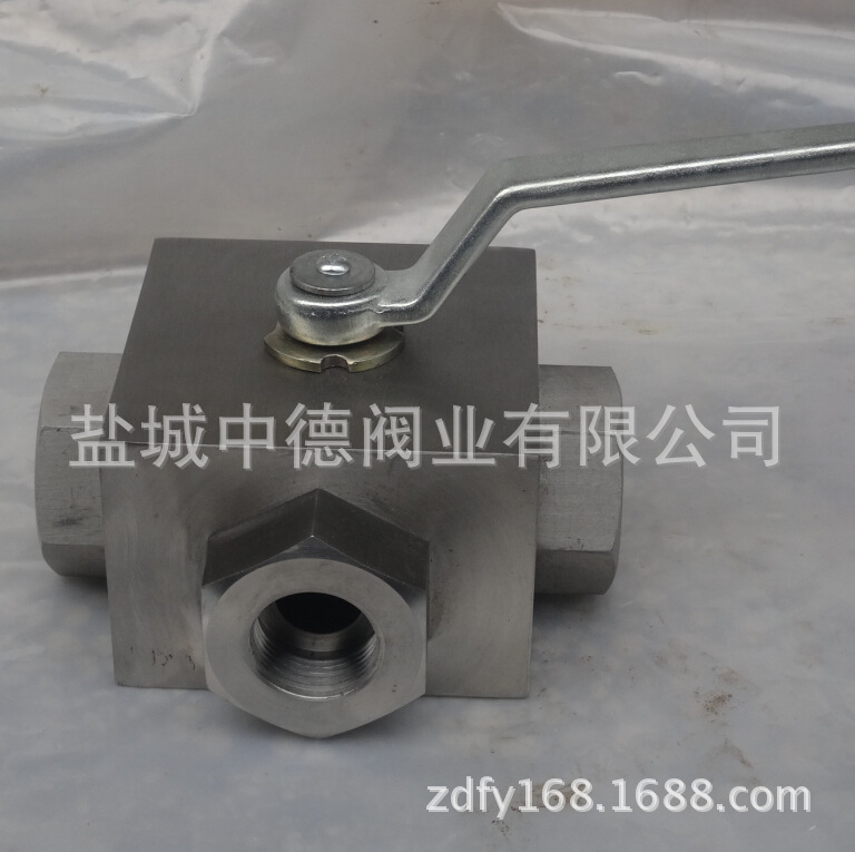 三通手动液压球阀.Q15F-320P高压三通换向阀.T型气动球阀304