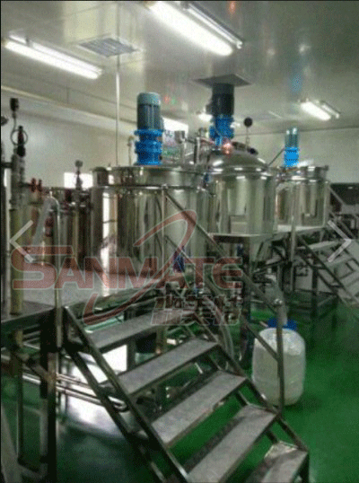 洗发水生产机械设备 洗发水均质搅拌机 中药洗发水生产加热搅拌罐