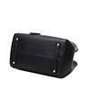 Platinum leather shoulder bag, capacious one-shoulder bag, genuine leather, cowhide, wholesale