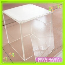 广州厂家透明亚克力实验箱饲养盒展示柜高透防尘罩方形测试箱批发